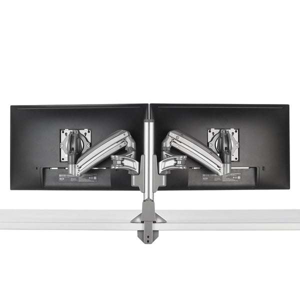 Chief Kontour KX Low-Profile - Dual Arm, Column Desk, silver