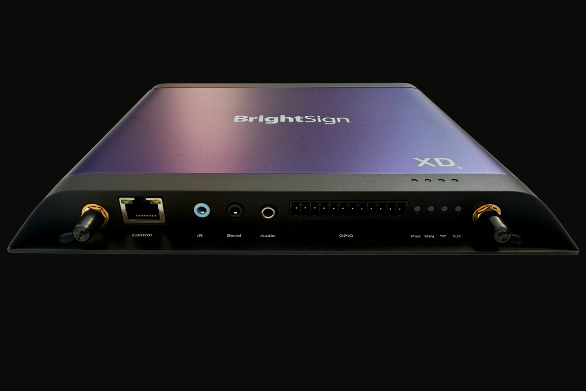 BrightSign XD236 - BrightSignOS enabled media player. Dual UHD video decode