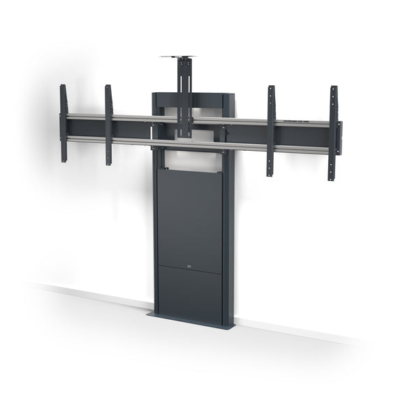 SMS K05-150-2 - Presence W/F Fixed VC 120 1000x600 DG - Wand-/Bodenhalterung 2 Displays