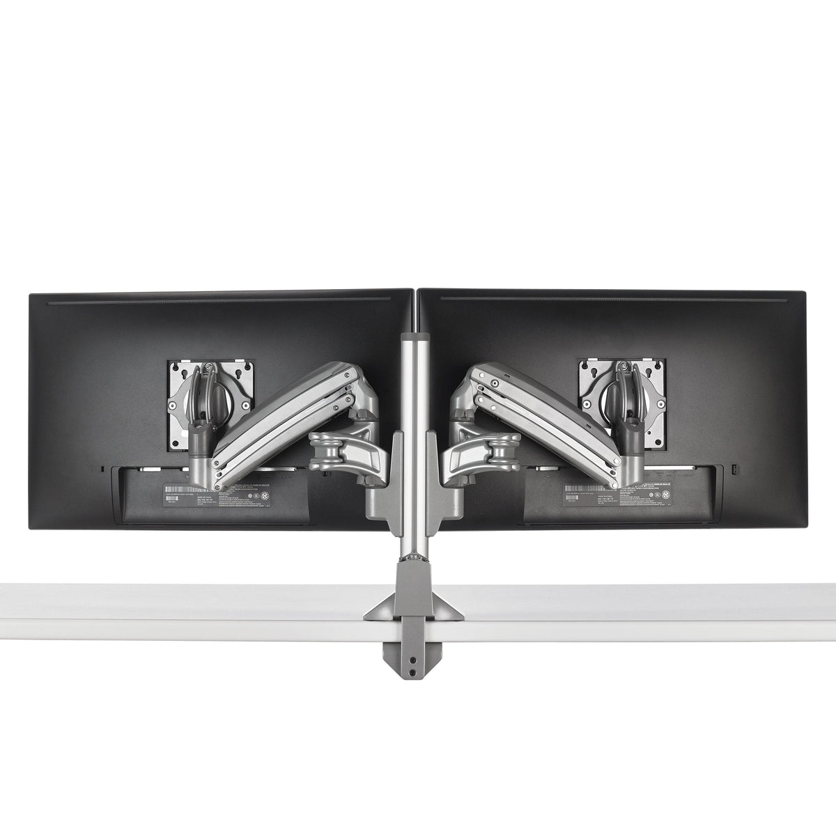 Chief Kontour KX Low-Profile - Dual Arm, Column Desk, silver