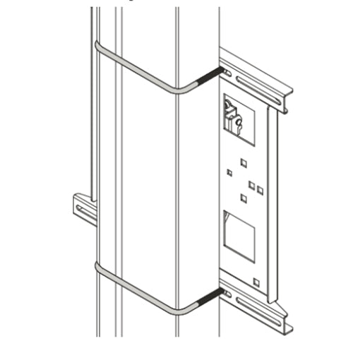 Chief FCAVCSU80 - Square 8" U-Bolt Zubehör für die FCAVCA Halterung