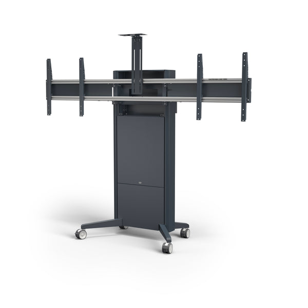 SMS K05-112-2 - Presence Mobile VC 1000x600 1650 DG - Mobiler Wagen für 2 Displays 120kg / 1.650mm