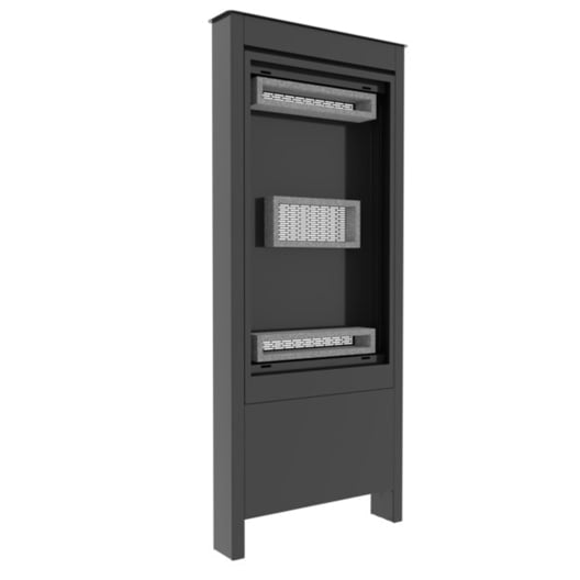 Chief OLF55BP-S - Outdoor portrait kiosk for Samsung OH55F Black